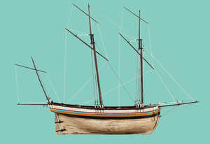 Quechemarín (two-masted lugger).