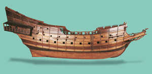 Fruto de la adaptación de la nao para la custodia de caudales,
  el galeón se convertiría en la nave más poderosa de su época.