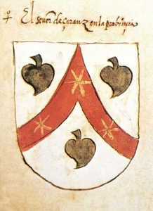 Coat of arms of the Zarautz manor. © José Luis Galiana 
