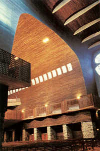 Un detalle del interior de la Basílica.