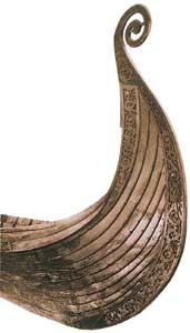 Prow of the Oseberg boat