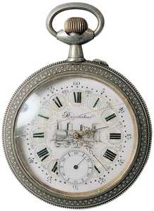 12. A 19th century pocket watch.