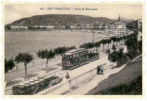 123. Le tramway électrique de Saint Sébastien. 