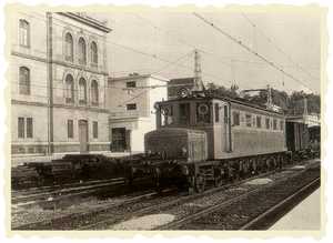 26. Une locomotive électrique série 7100 pour le transport de marchandises.  Compagnie du Nord. 