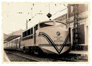 30. Un train Talgo de première génération à Irún. 
