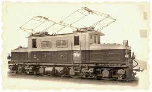 60. Locomotora eléctrica Brown Boveri de 1928. 