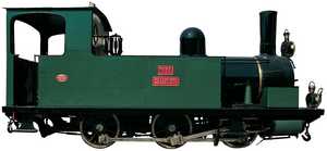89. La locomotive à vapeur Zugastieta, construite en 1889 à Manchester. 