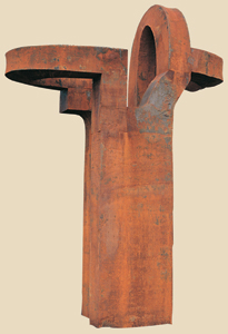 157. Sculpture d’Eduardo Chillida à l’espace d’exposition Chillida Leku, Hernani.