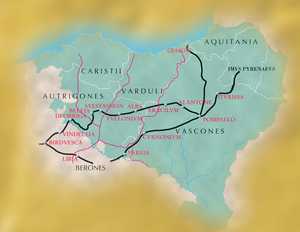 19. El territorio guipuzcoano era dominio de la tribu várdula excepto en los extremos oriental (vascones) y occidental (caristios). © Xabi Otero